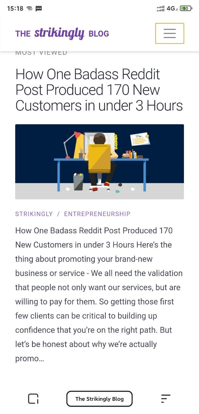 圖片取自Strikingly產品 圖片取自Strikingly產品